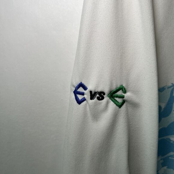 Puma Volition America 1/4 Zip Golf Pullover Mens Size Medium White Blue Camo - Picture 5 of 16